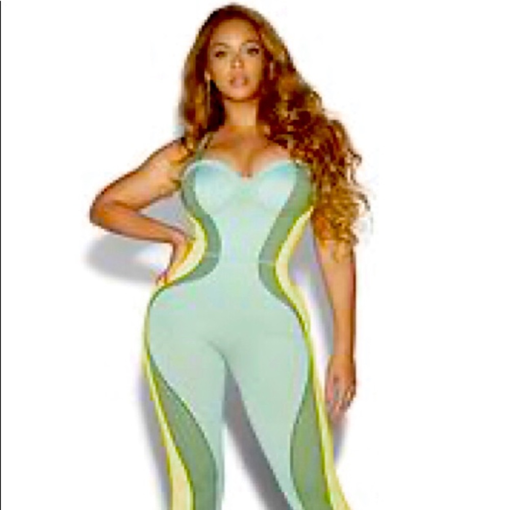 Adidas x Ivy Park Knit Catsuit Azure Size M